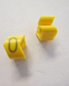 Cable noticeable clip 2-4 yellow/black 0   diameter 4-10mm